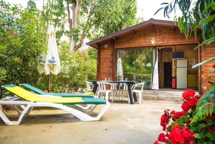 Terrasse chalet en bois pour familles Chalet en Bois 3 chambres